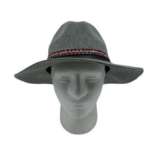 Quagga Green Label Wool Hat Adult Adjustable Gray Round Sun Protection Fashion